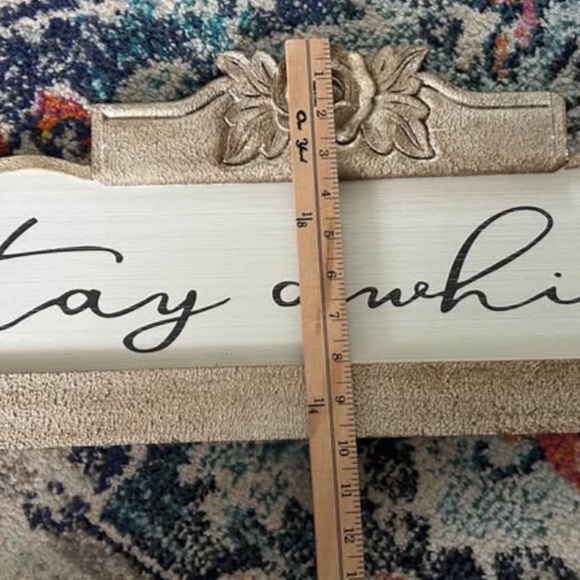 Stay Awhile Decorative Sign - Picture 4 of 8